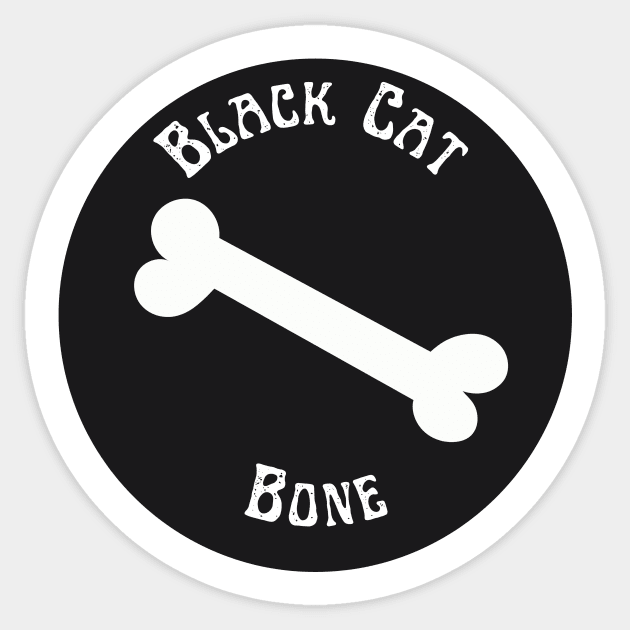 Black Cat Bone Sticker by Singin' The Blues